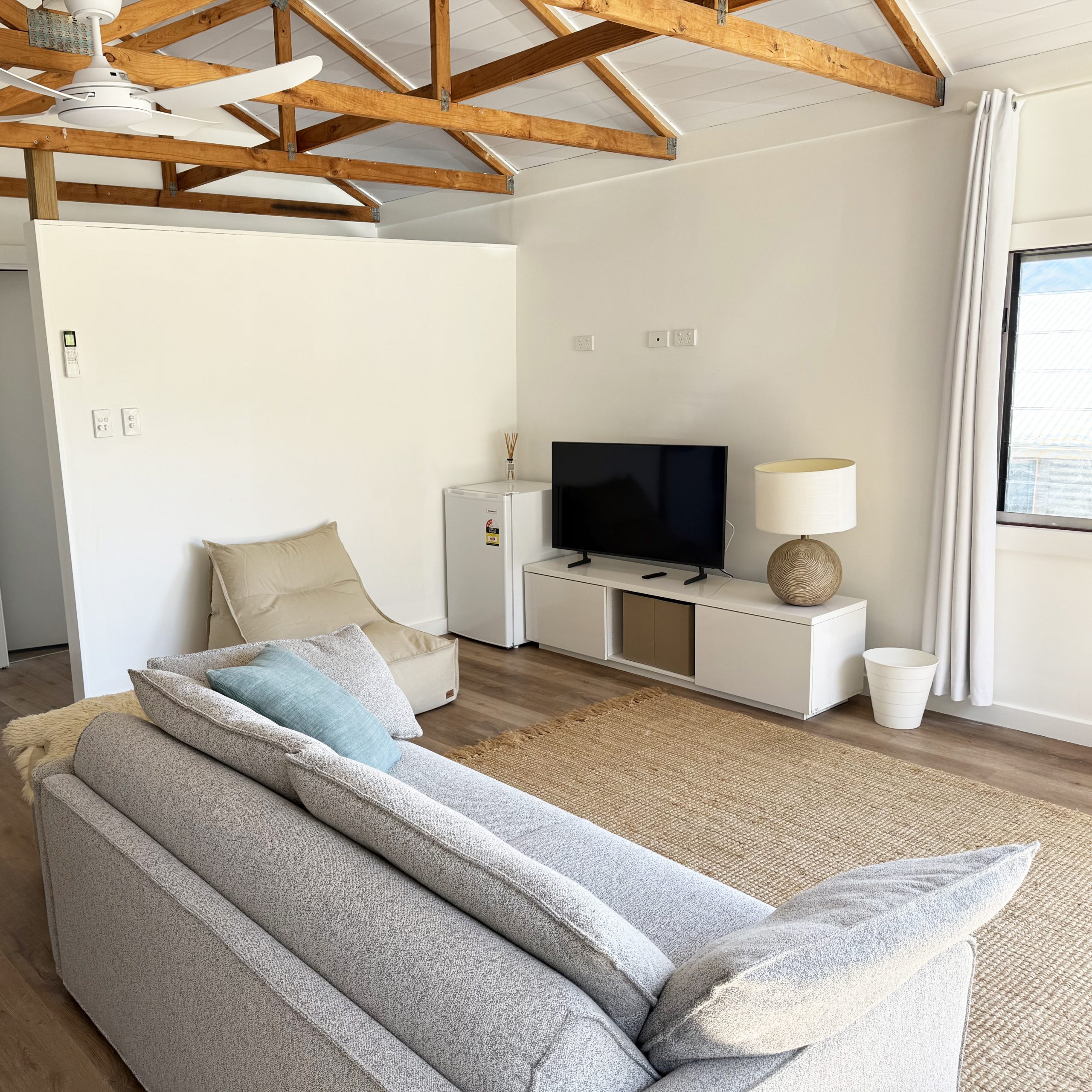 completed living room